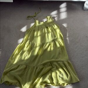 Green Tiered Sundress